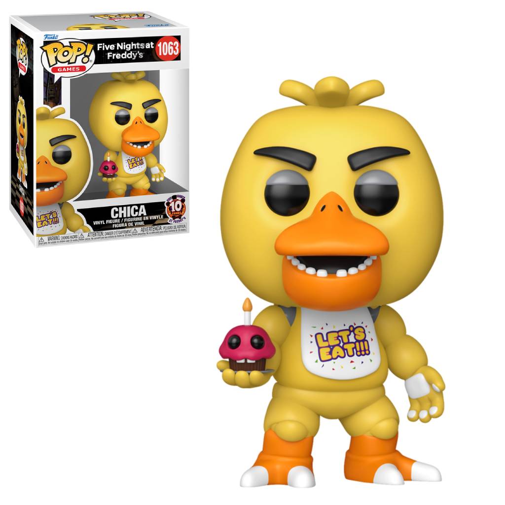 FUNKO POP GAMES FIVE NIGHTS AT FREDDYS 10 YEARS CHICA 1063
