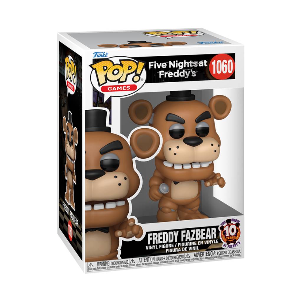 FUNKO POP GAMES FIVE NIGHTS AT FREDDYS 10 YEARS FREDDY FAZBEAR 1060