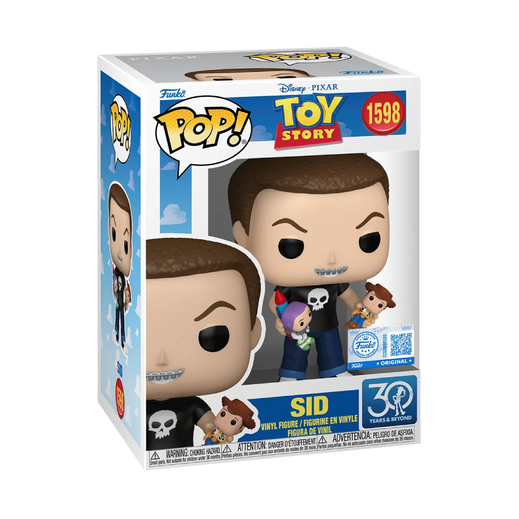 FUNKO POP DISNEY PIXAR TOY STORY 30 YEARS SID 1598