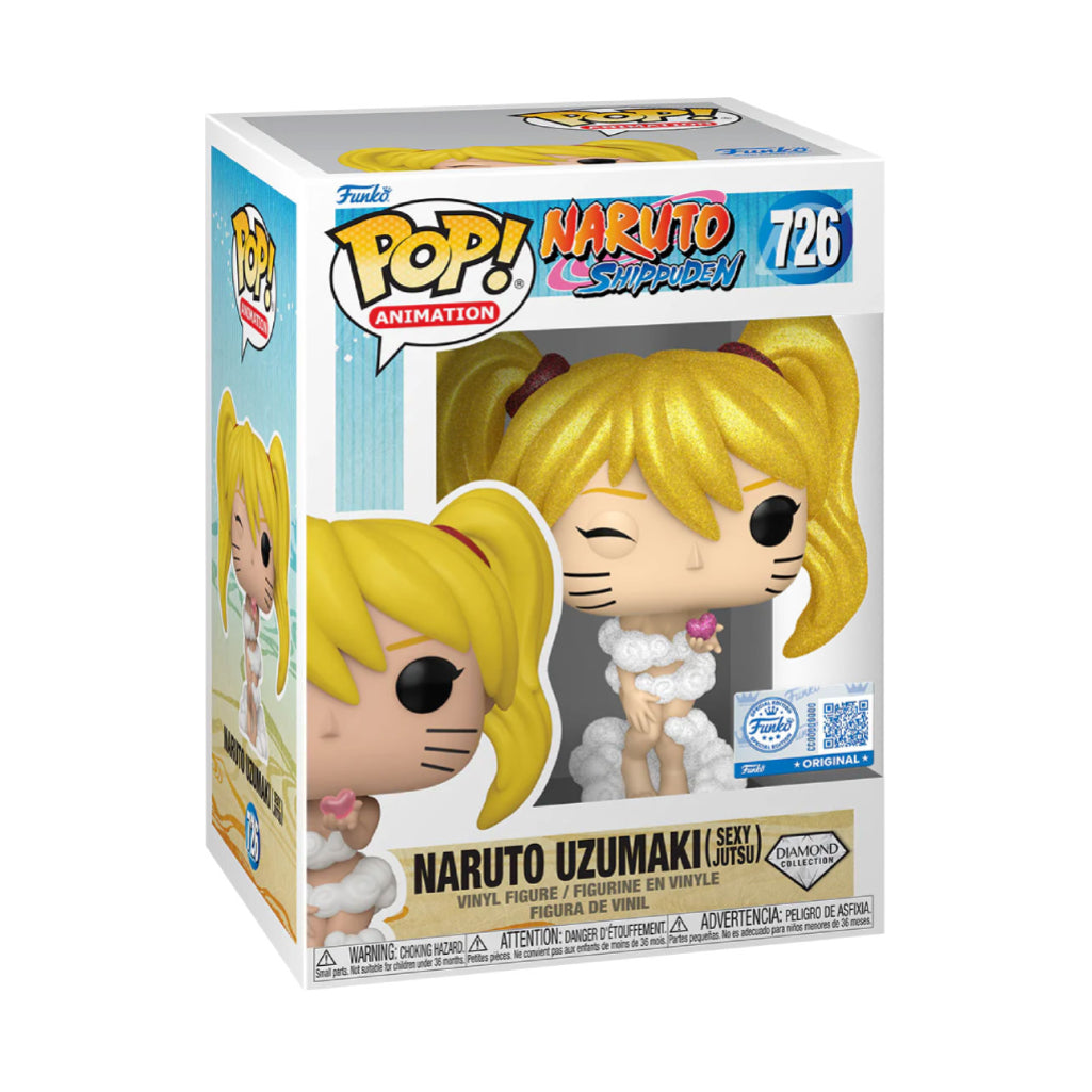 FUNKO POP ANIME NARUTO SHIPPUDEN NARUTO UZUMAKI SEXY JUTSU 726 (DGLT)
