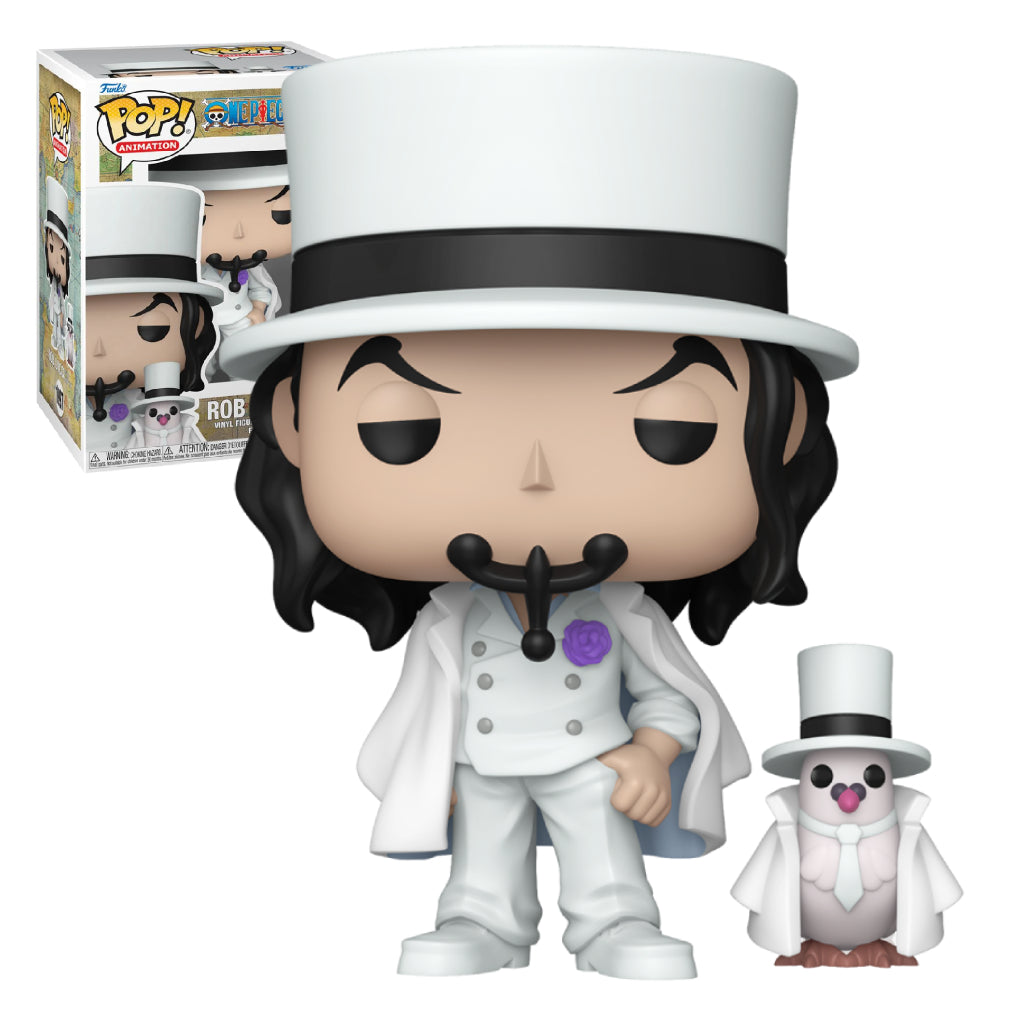 FUNKO POP ANIME ONE PIECE ROB LUCCI WITH HATTORI 1997
