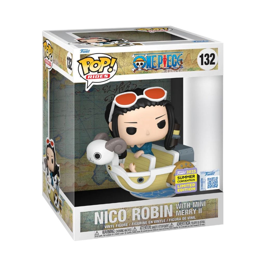 FUNKO POP RIDES DLX ANIME ONE PIECE NICO ROBIN WITH MINI MERRI II 132