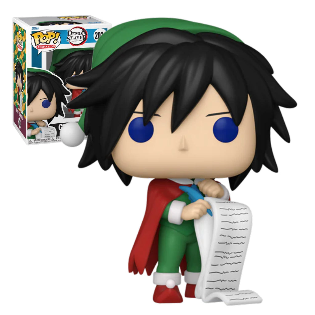 FUNKO POP ANIME DEMON SLAYER GIYU TOMIOKA (HOLIDAY) 2034