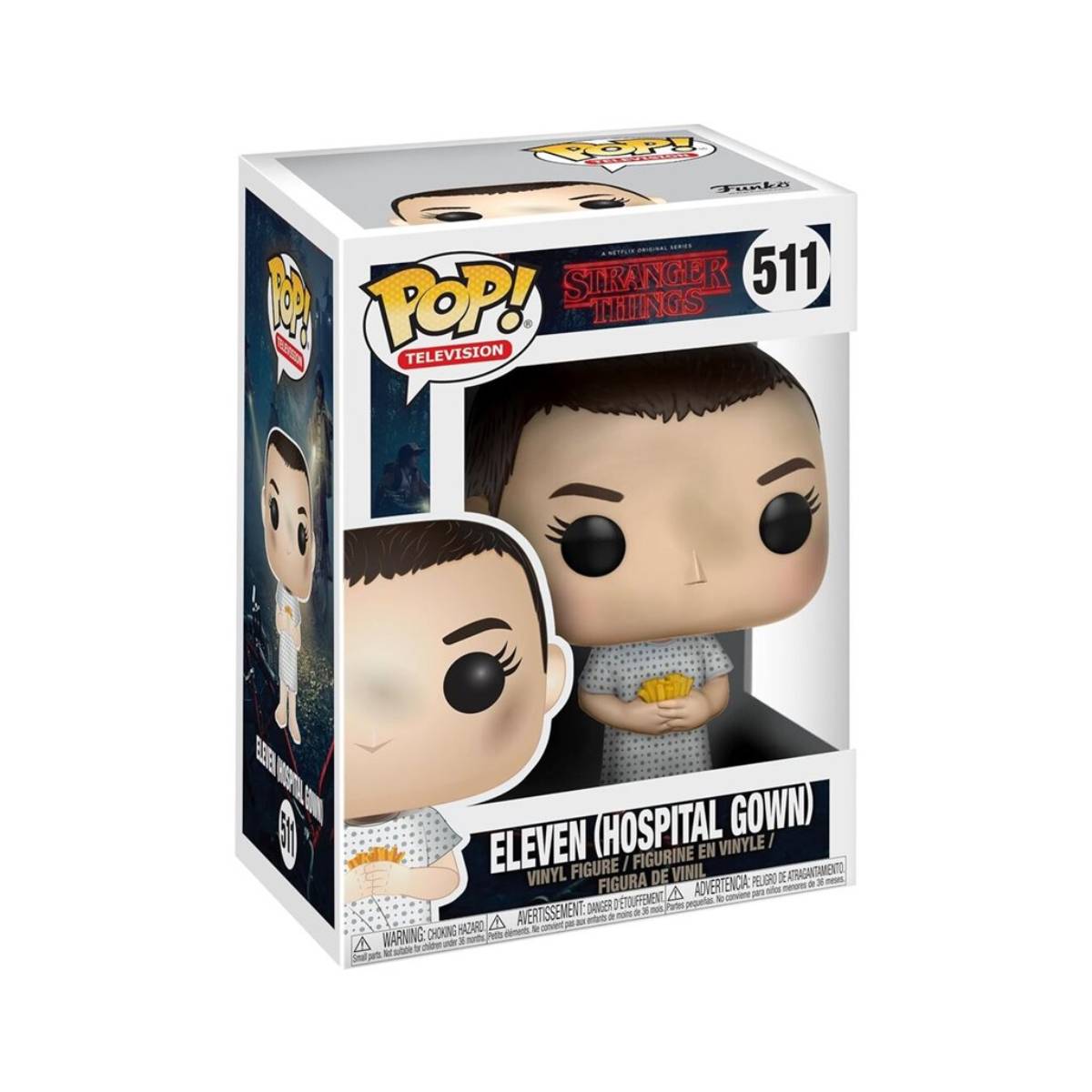 FUNKO POP TV SERIES STRANGER THINGS ELEVEN WITH HOSPITAL GOWN 511