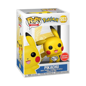 FUNKO POP GAMES POKEMON PIKACHU WAVING DIAMOND EDITION 553