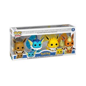 FUNKO POP GAMES POKEMON EEVEELUTIONS 4PK