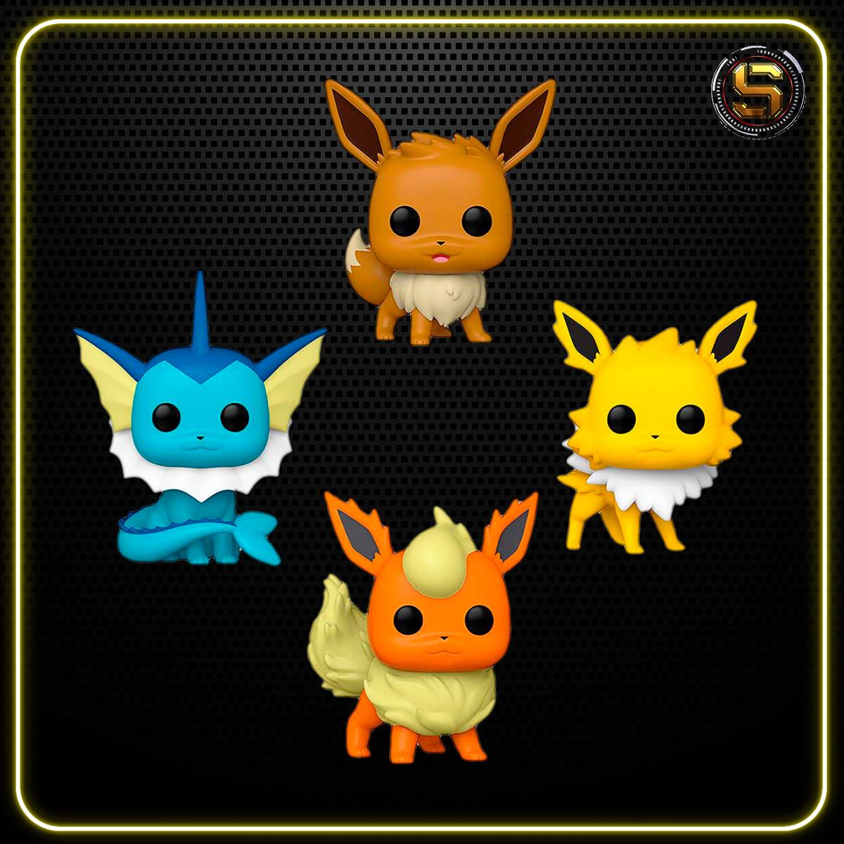 FUNKO POP GAMES POKEMON EEVEELUTIONS 4PK