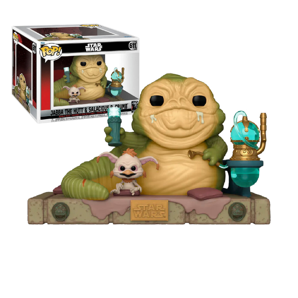 FUNKO POP MOMENT STAR WARS JABBA THE HUT AND SALACIOUS B CRUMB 611