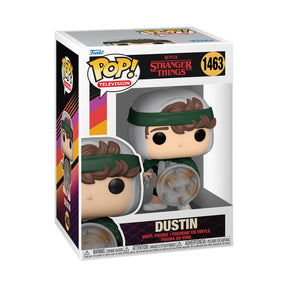 FUNKO POP TV SERIES STRANGER THINGS HUNTER DUSTIN WITH SHIELD 1463