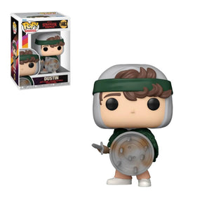 FUNKO POP TV SERIES STRANGER THINGS HUNTER DUSTIN WITH SHIELD 1463