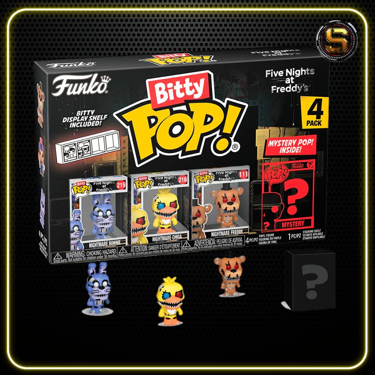 FUNKO BITTY POP GAMES FIVE NIGHTS AT FREDDYS NIGHTMARE BONNIE