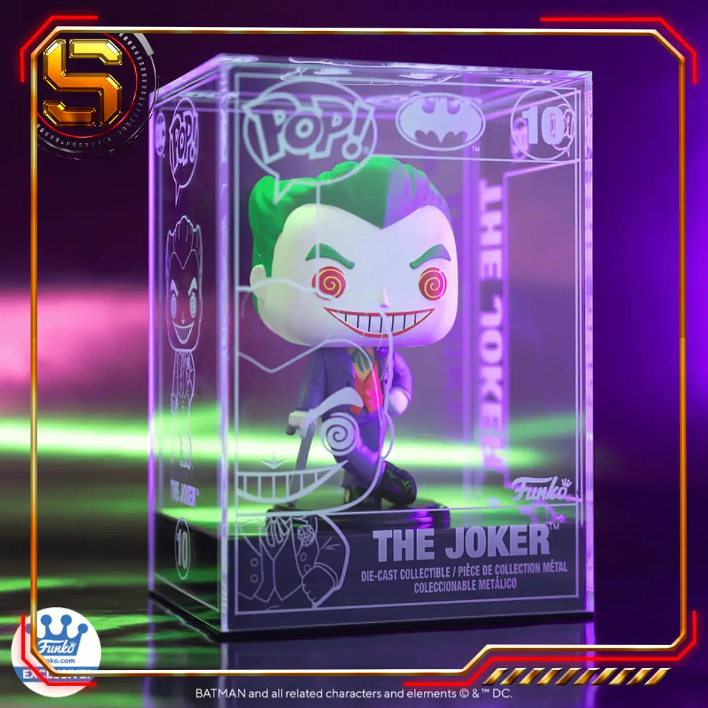 FUNKO POP DIECAST DC BATMAN THE JOKER 10