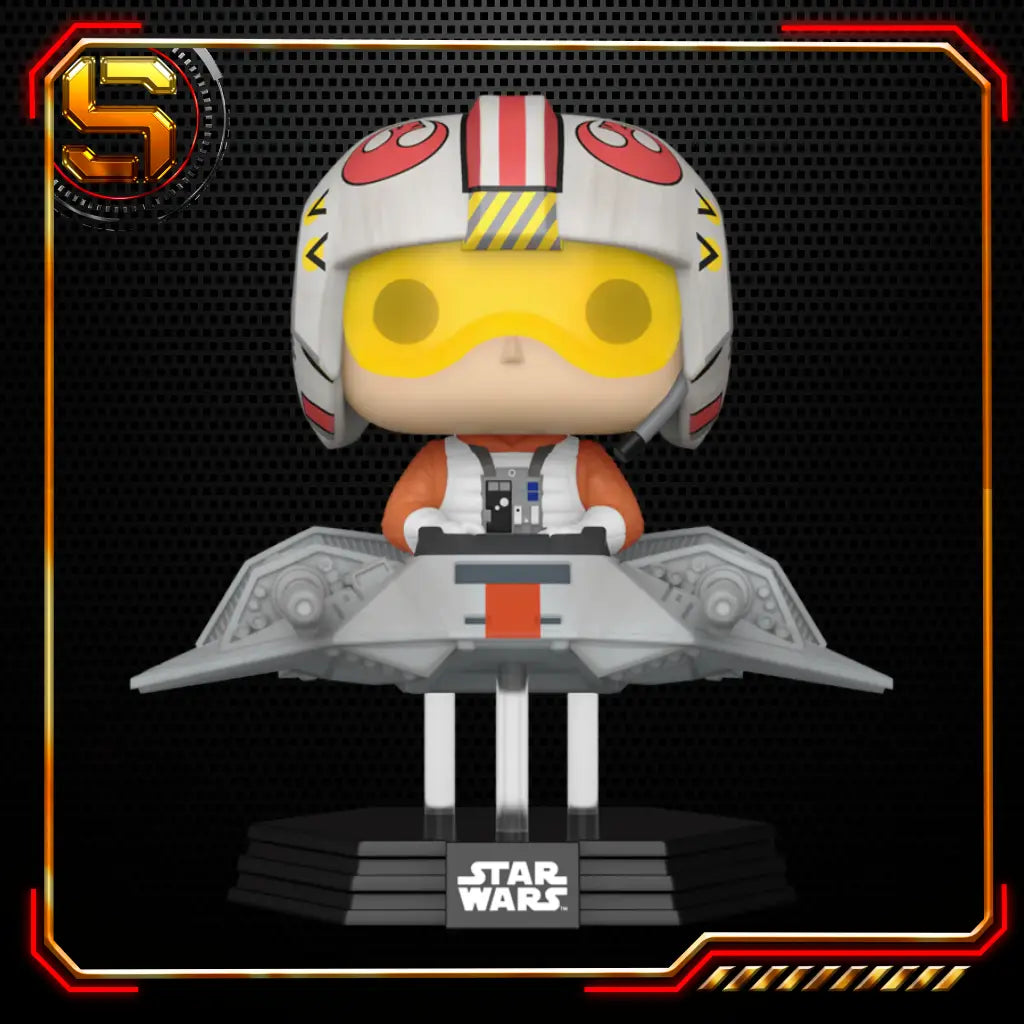 FUNKO POP RIDES SUPER DLX STAR WARS LUKE SKYWALKER IN T-47 AIRSPEEDER 662
