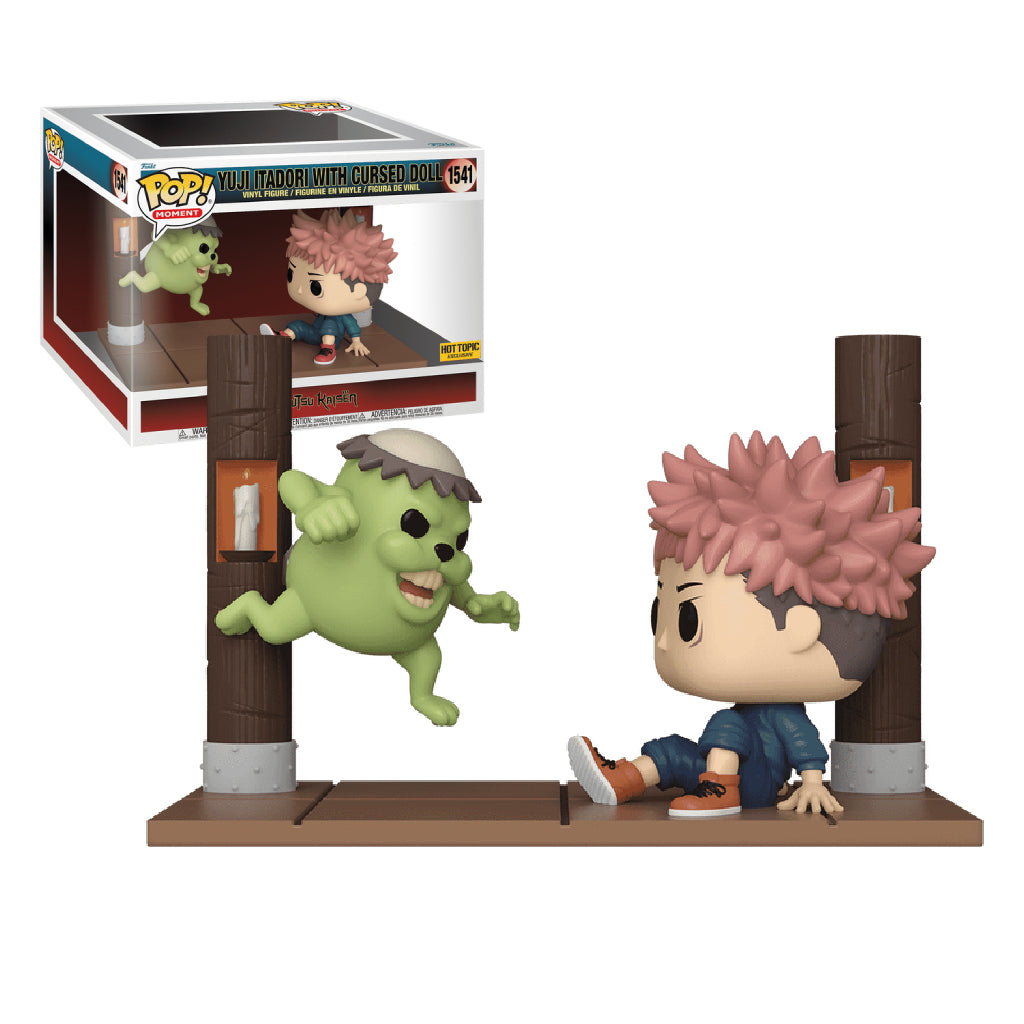 FUNKO POP MOMENT ANIME JUJUTSU KAISEN YUJI ITADORI WITH CURSED DOLL 1541