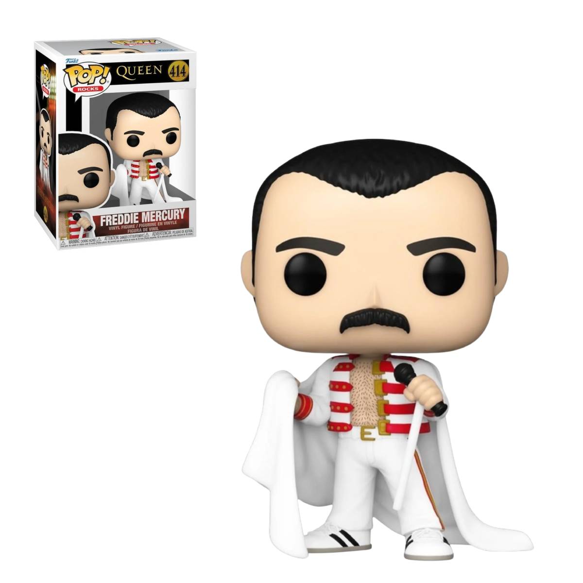 FUNKO POP ROCKS QUEEN FREDDIE MERCURY WITH CAPE 414