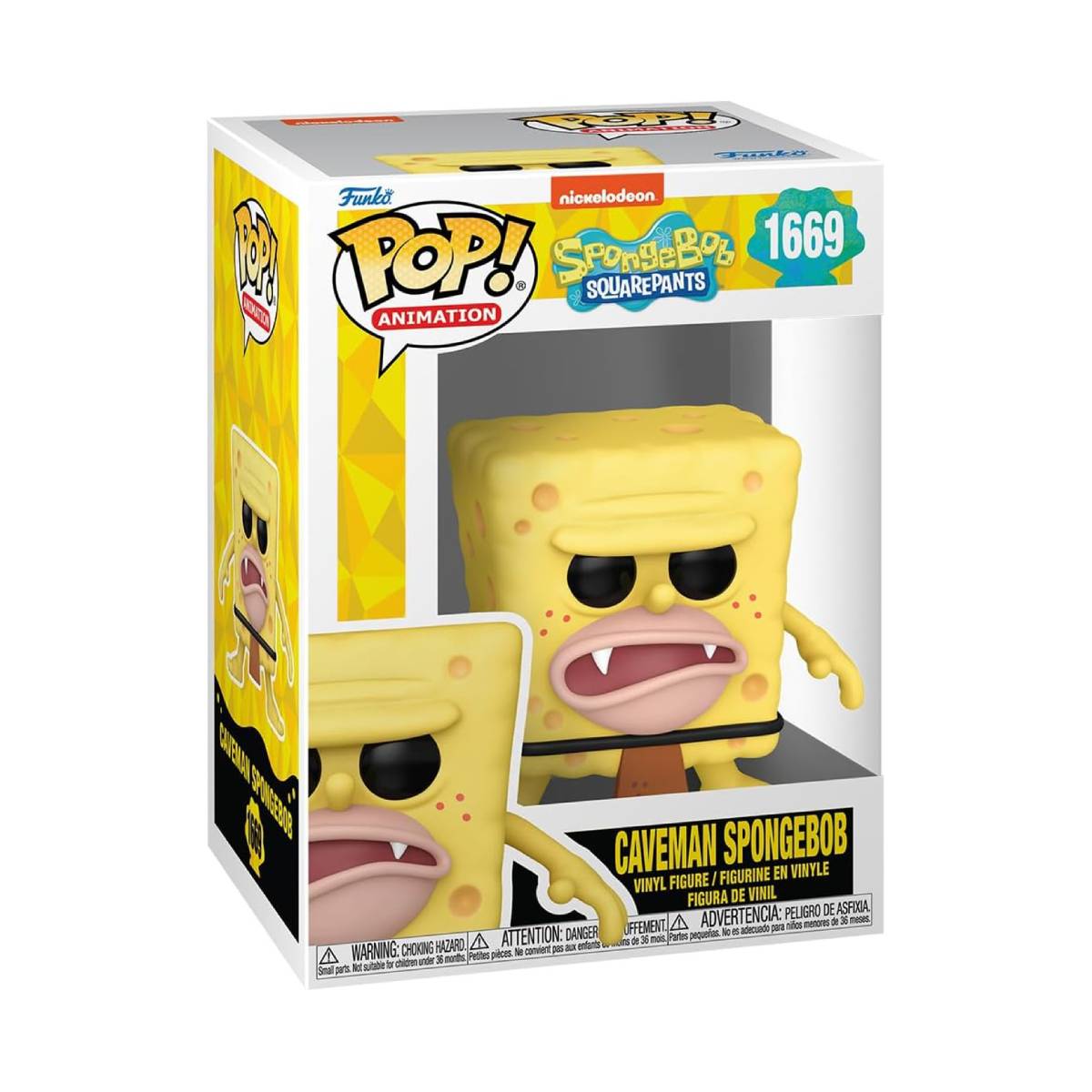 FUNKO POP ANIMATION NICKELODEON SPONGEBOB SQUAREPANTS CAVEMAN SPONGEBOB 1669