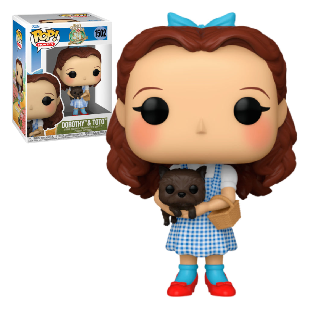 FUNKO POP MOVIES WIZARD OF OZ 85 YEARS DOROTHY AND TOTO 1502