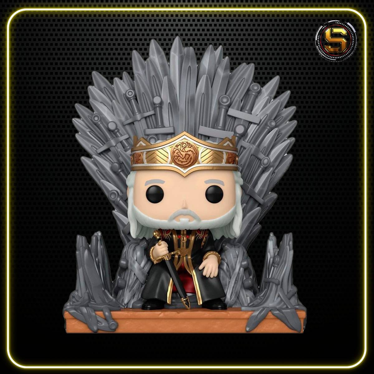 FUNKO POP DELUXE TV HOUSE OF THE DRAGON VISERYS ON THE IRON THRONE 12