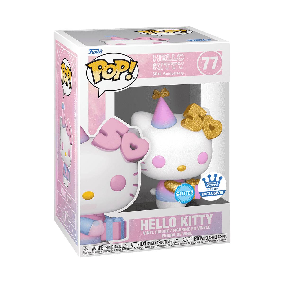 FUNKO POP SANRIO HELLO KITTY 50TH HELLO KITTY GLT 75