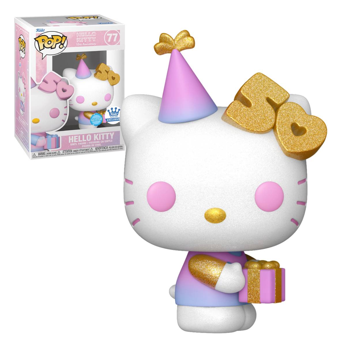 FUNKO POP SANRIO HELLO KITTY 50TH HELLO KITTY GLT 75