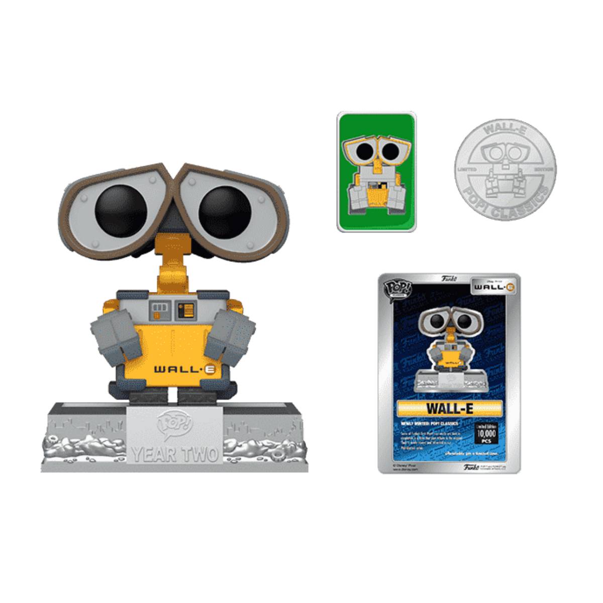 FUNKO POP CLASSICS DISNEY WALL-E W/PIN AND COIN