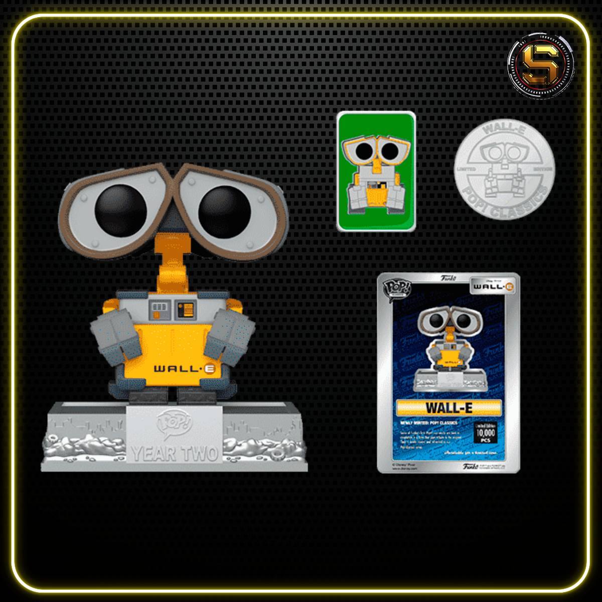 FUNKO POP CLASSICS DISNEY WALL-E W/PIN AND COIN