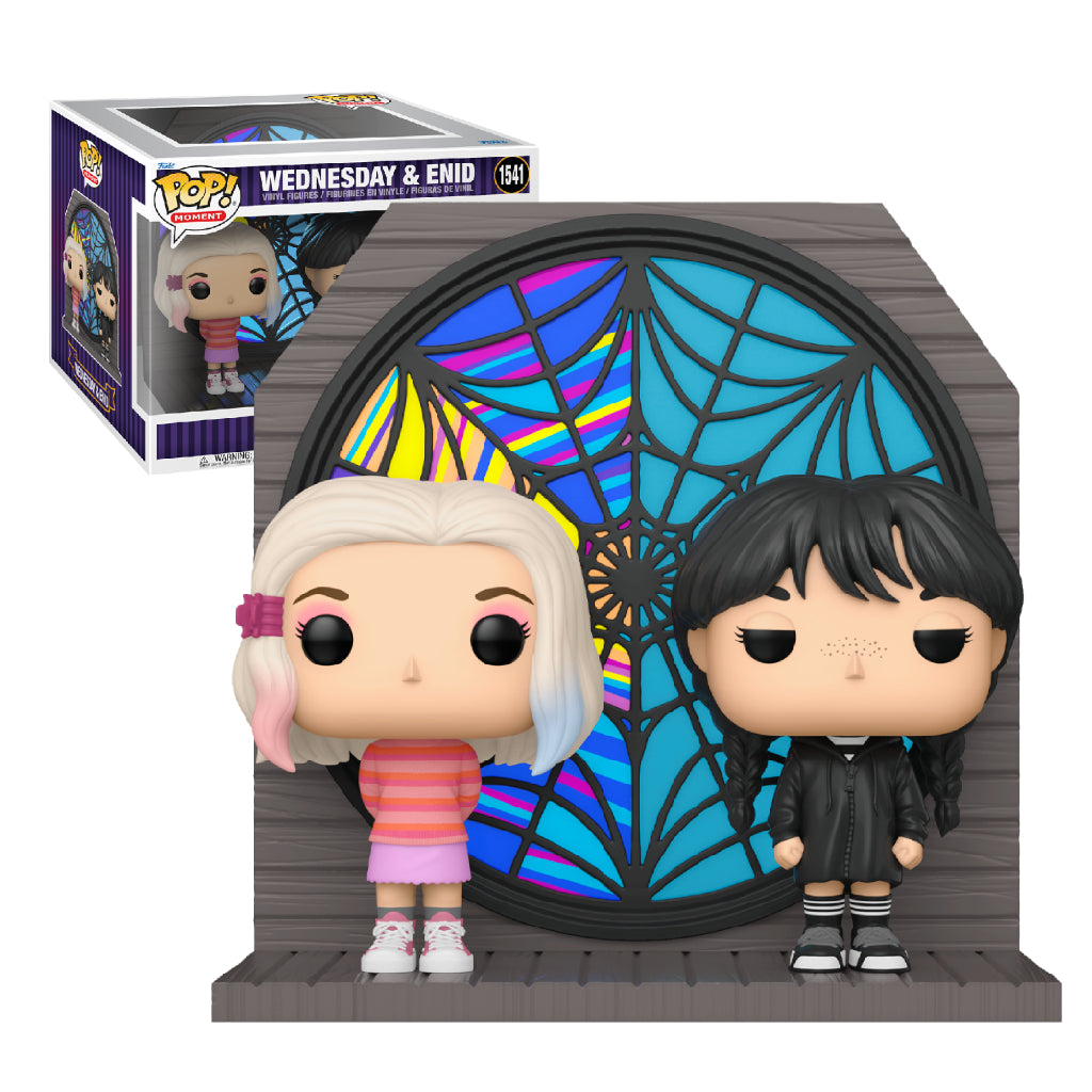 FUNKO POP MOMENT TV SERIES WEDNESDAY WEDNESDAY AND ENID 1541