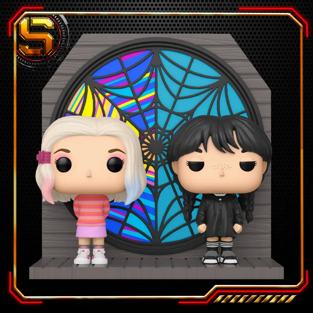 FUNKO POP MOMENT TV SERIES WEDNESDAY WEDNESDAY AND ENID 1541