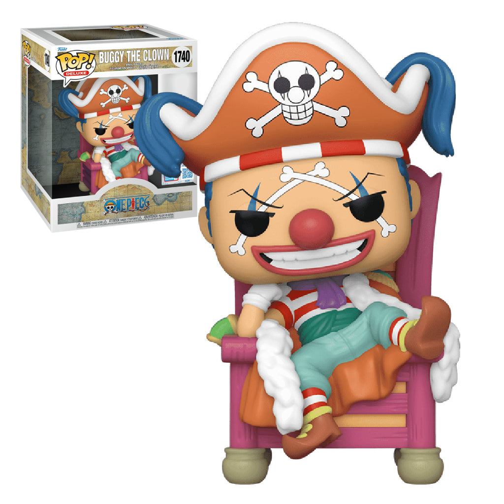 FUNKO POP DELUXE ANIME ONE PIECE BUGGY THE CLOWN WITH THRONE 1740