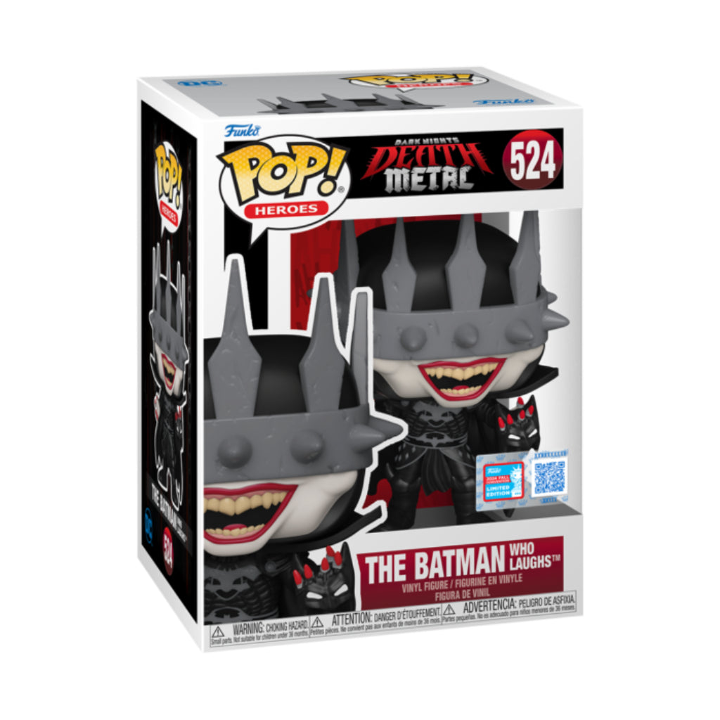 FUNKO POP DC COMICS DEATH METAL BATMAN WHO LAUGHS 524