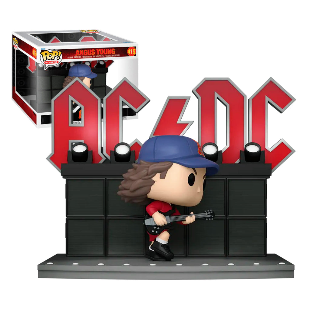 FUNKO POP MOMENT ROCKS AC/DC ANGUS YOUNG 415