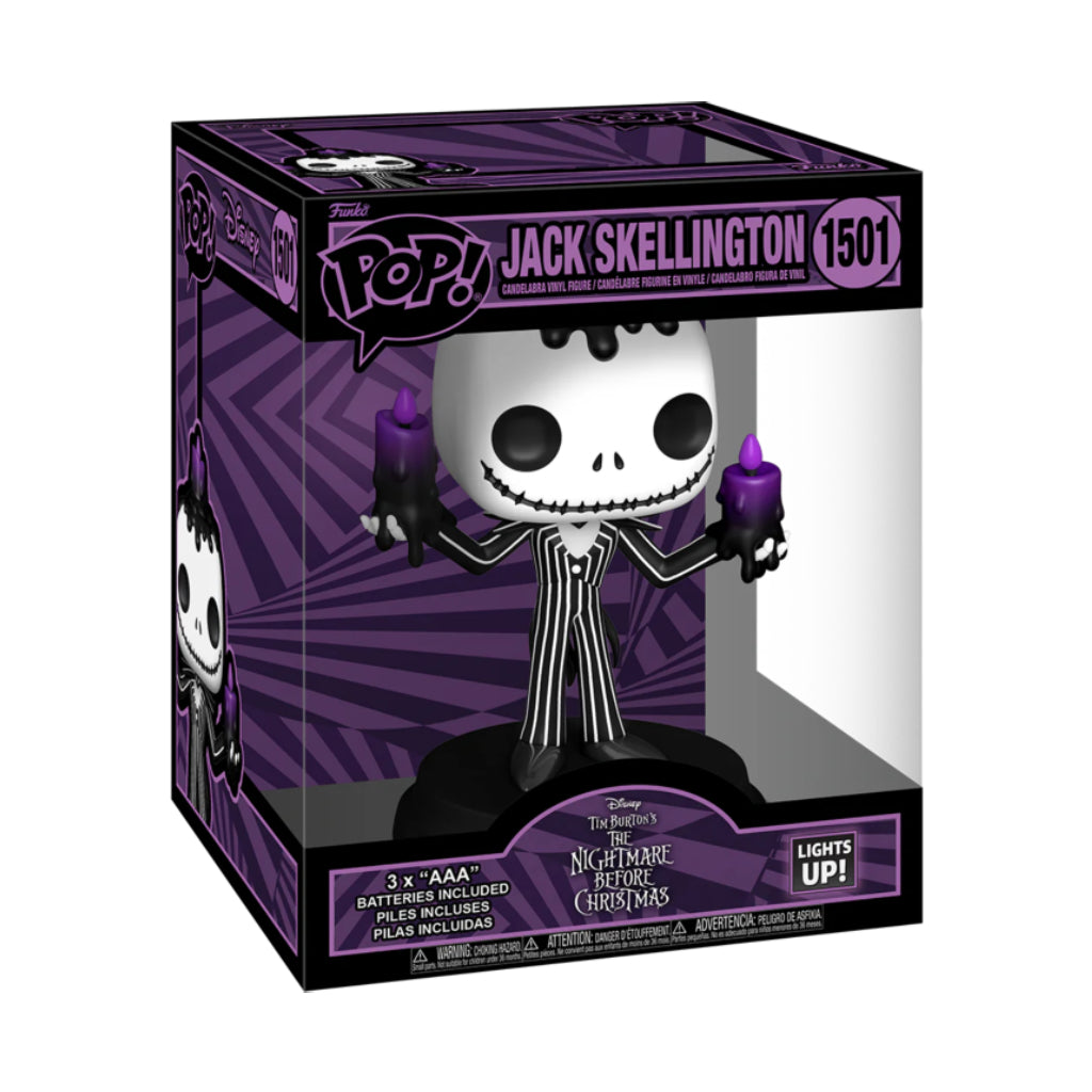 FUNKO POP SUPER DISNEY NIGHTMARE BEFORE CHRISTMAS JACK SKELLINGTON LIGHTS UP 1501
