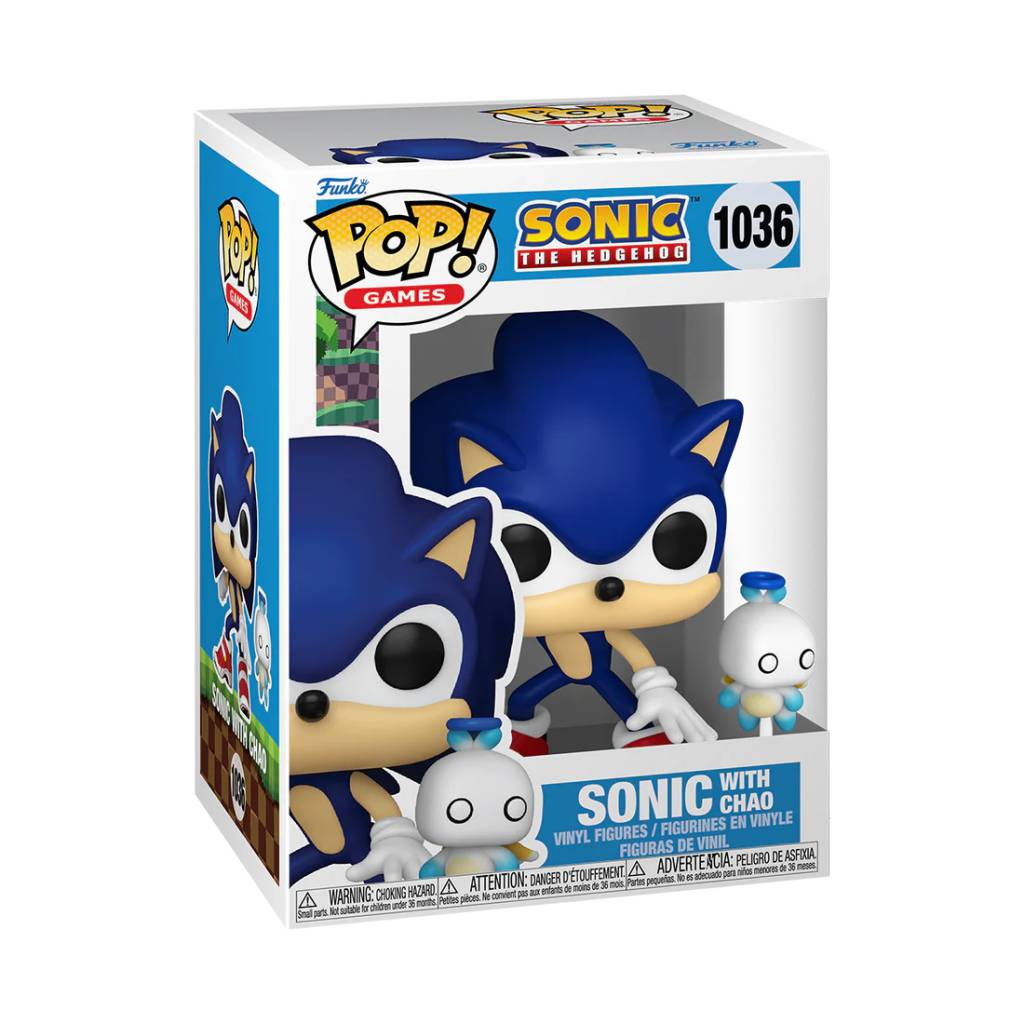 FUNKO POP GAMES SONIC THE HEDGEHOG SONIC WITH CHAO 1036