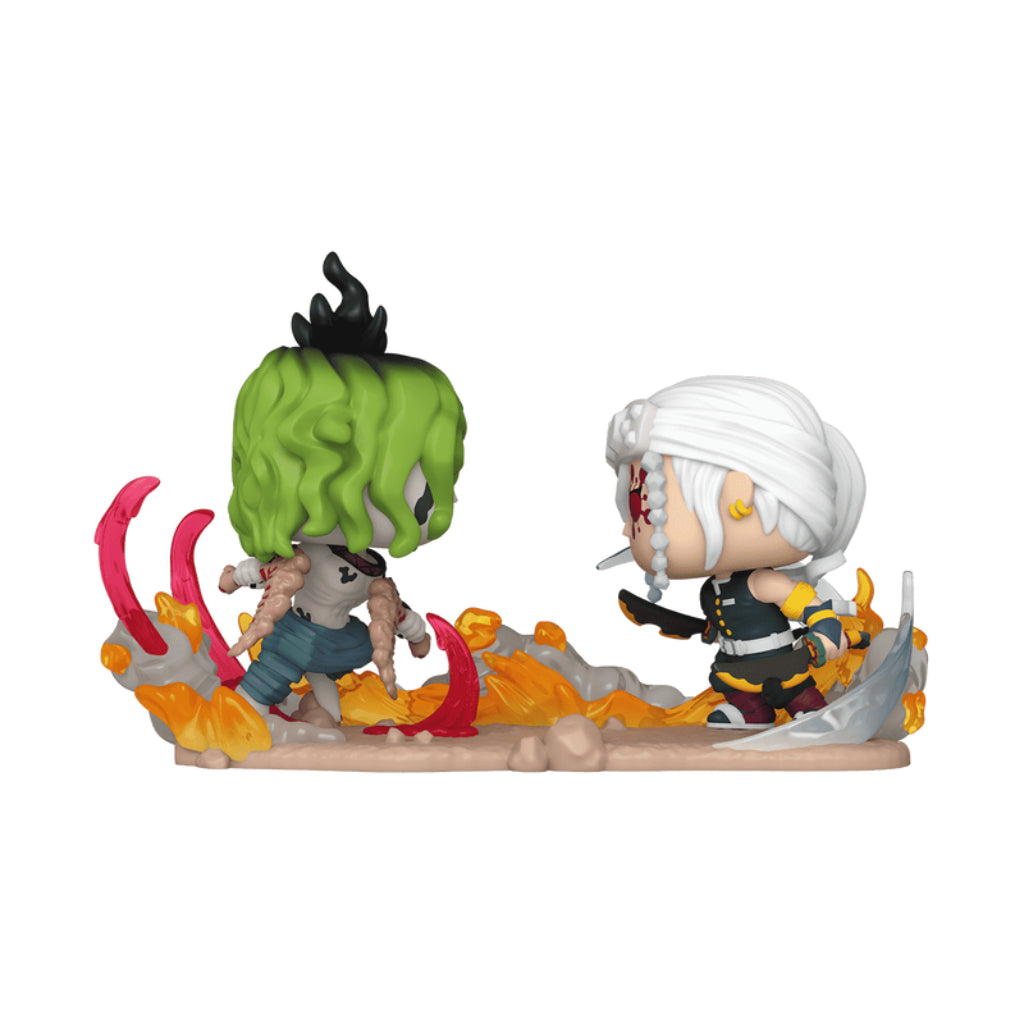 FUNKO POP MOMENT ANIME DEMON SLAYER TENGEN UZUI VS GYUTARO 1753