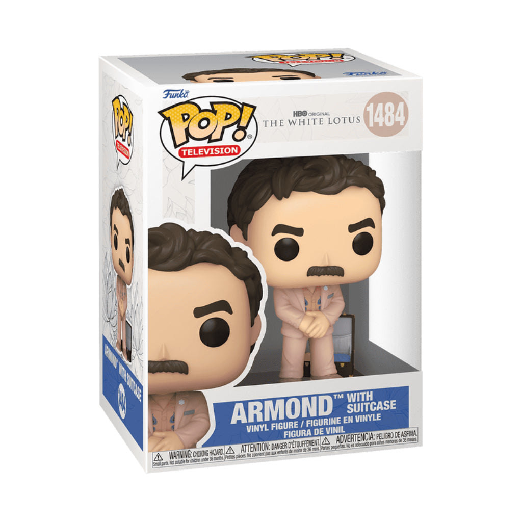 FUNKO POP TV SERIES WHITE LOTUS ARMOND WITH SUITCASE 1484