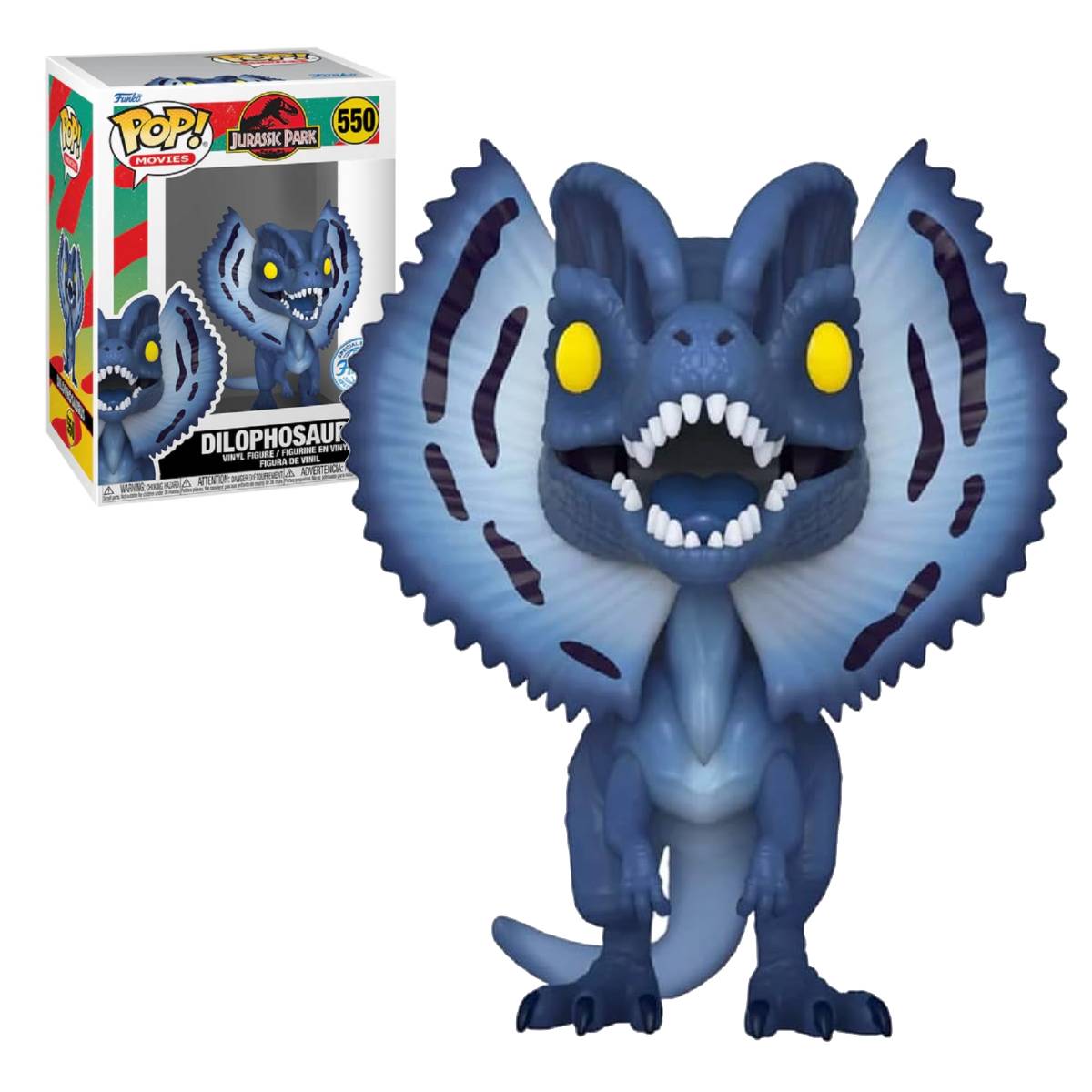 FUNKO POP MOVIES JURASSIC PARK DILOPHOSAURUS 550