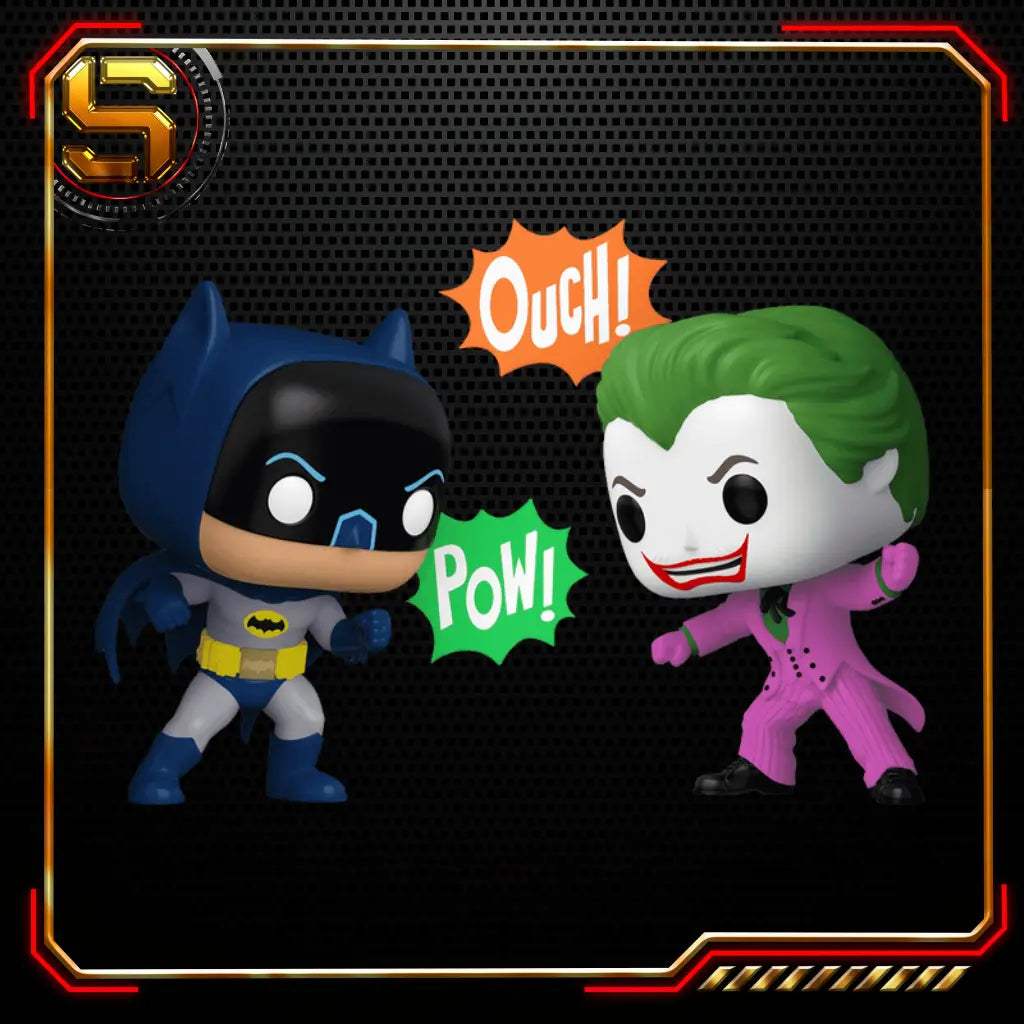 FUNKO POP DC TV SERIES BATMAN 85 YEARS BATMAN AND THE JOKER 1966 2 PACK