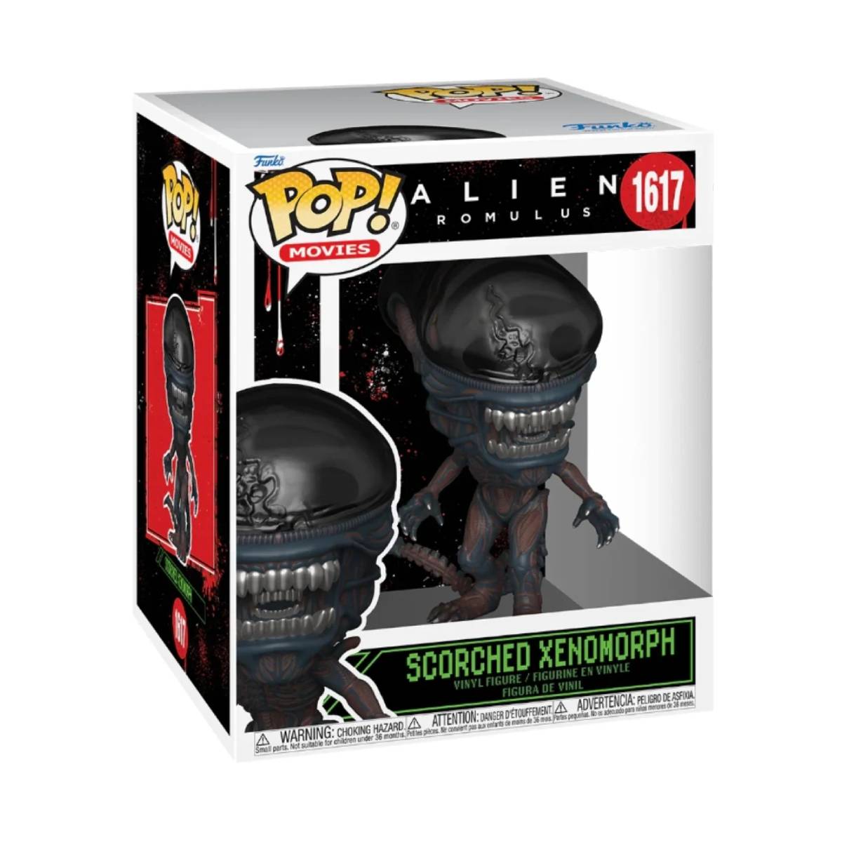 FUNKO POP SUPER MOVIES ALIEN ROMULUS SCORCHED XENOMORPH 1617