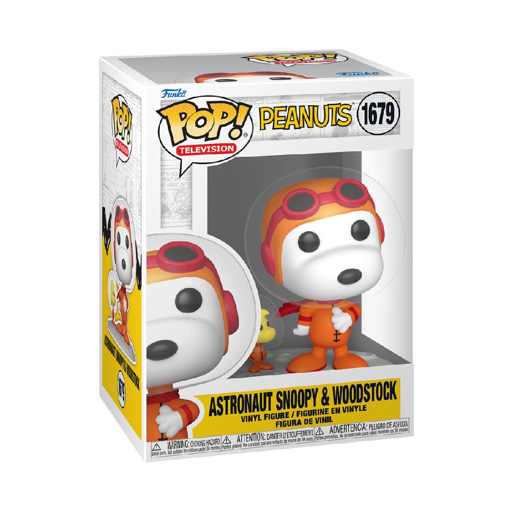 FUNKO POP TV PEANUTS ASTRONAUT SNOOPY AND WOODSTOCK 1679