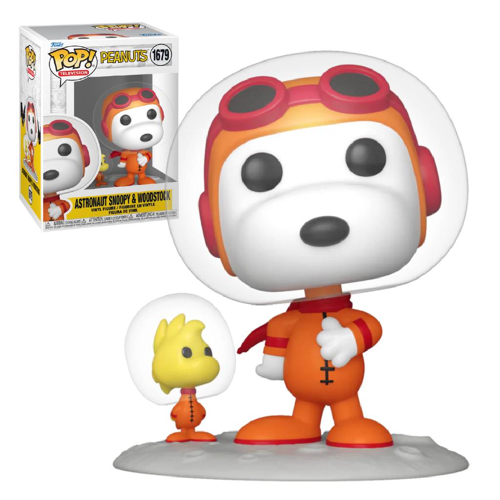 FUNKO POP TV PEANUTS ASTRONAUT SNOOPY AND WOODSTOCK 1679