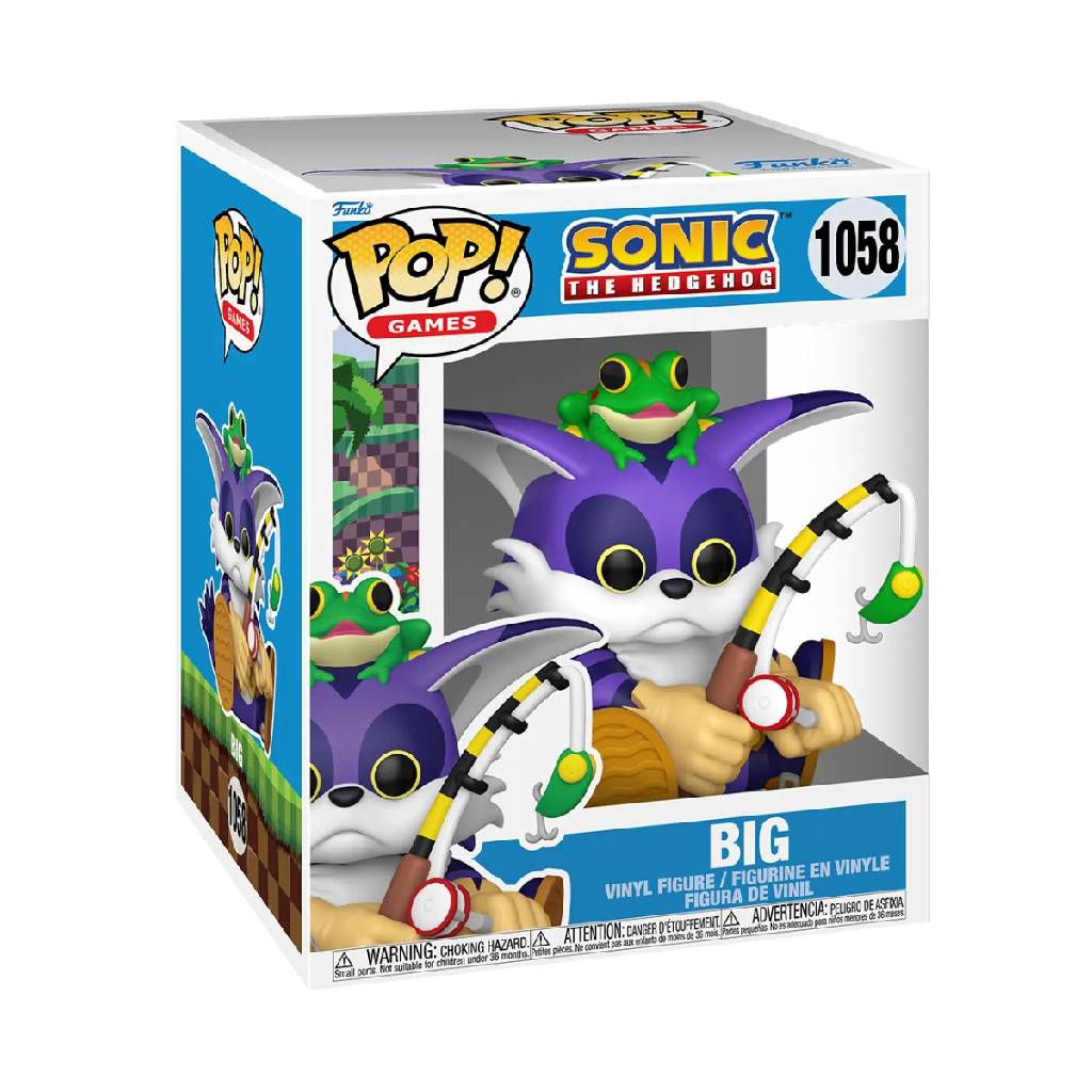 FUNKO POP SUPER GAMES SONIC THE HEDGEHOG BIG 1058