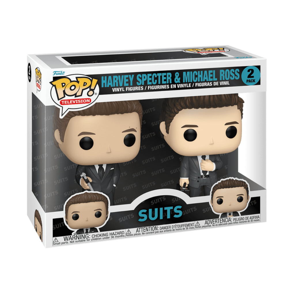 FUNKO POP TV SERIES SUITS HARVEY SPECTER AND MICHAEL ROSS 2 PACK