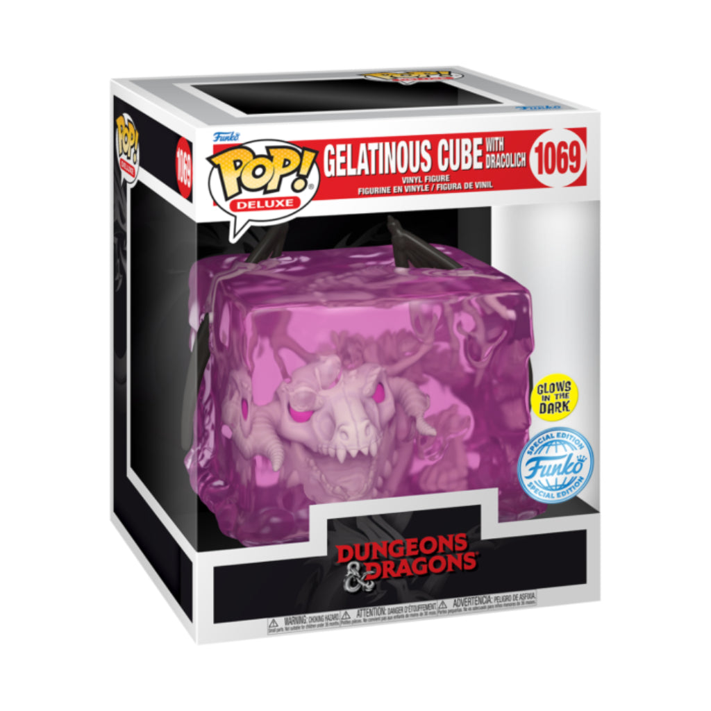 FUNKO POP DELUXE GAMES DUNGEONS AND DRAGONS GELATINOUS CUBE WITH DRACOLICH (GW) 1069