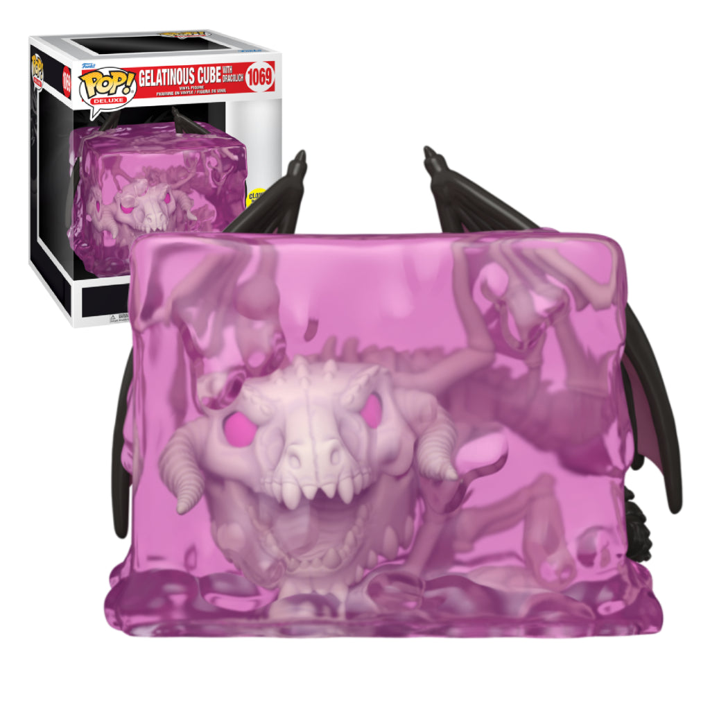 FUNKO POP DELUXE GAMES DUNGEONS AND DRAGONS GELATINOUS CUBE WITH DRACOLICH (GW) 1069