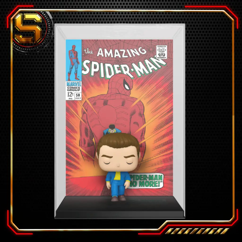 FUNKO POP COMIC COVER MARVEL AMAZING SPIDERMAN PETER PARKER 64