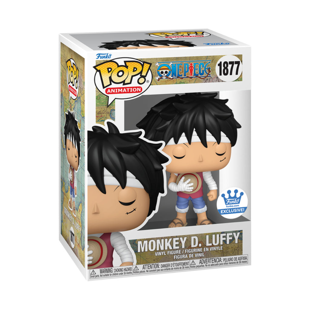 FUNKO POP ANIME ONE PIECE MONKEY D LUFFY MARINEFORD MEMORIAL 1877