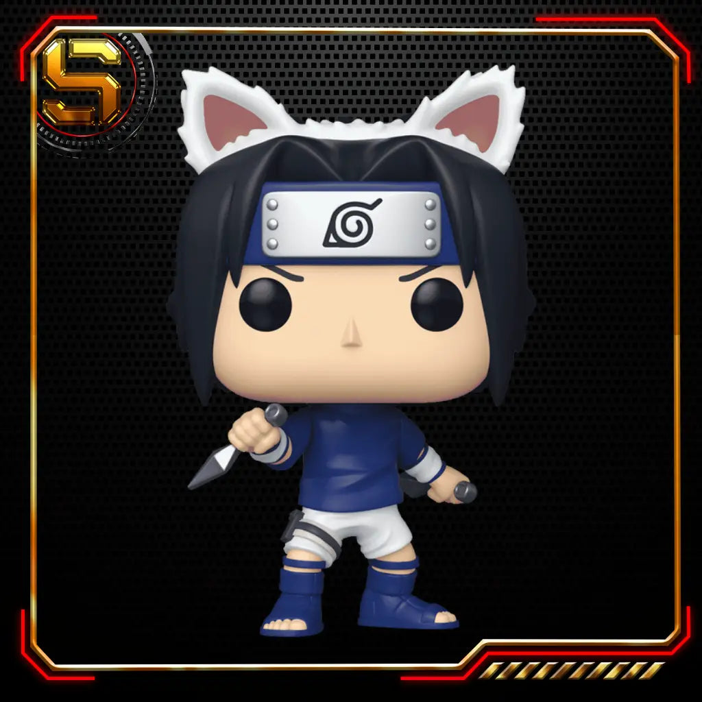 FUNKO POP ANIME NARUTO SHIPPUDEN SASUKE UCHIHA (SASUKES PAW ENCYCLOPEDIA) 1940