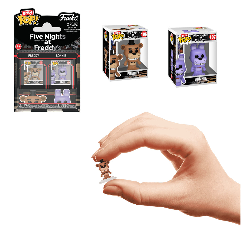 FUNKO BITTY POP GAMES FIVE NIGHTS AT FREDDYS FREDDY AND BONNIE 2 PACK