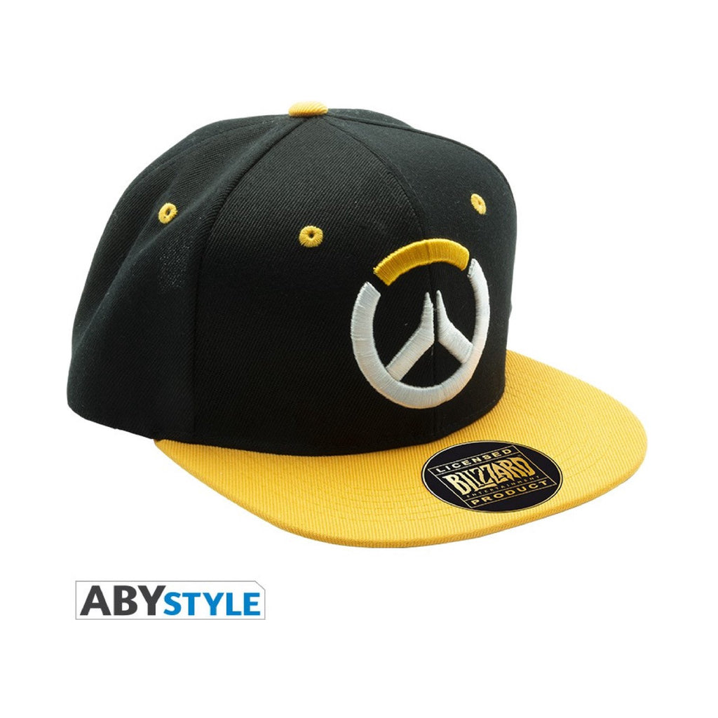 ABYSSE CAP GAMES OVERWATCH LOGO BLACK AND ORANGE SNAPBACK CAP
