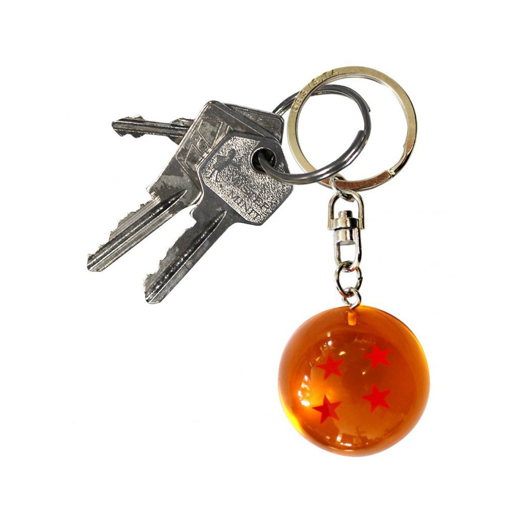 ABYSSE KEYCHAIN ANIME DRAGON BALL Z 4 STAR DRAGON BALL 3D KEYCHAIN